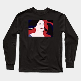 Gala #woman #girl #beauty #fineart #popart #home #decor #fashion #buyart #artprint #minimal #drawing Long Sleeve T-Shirt